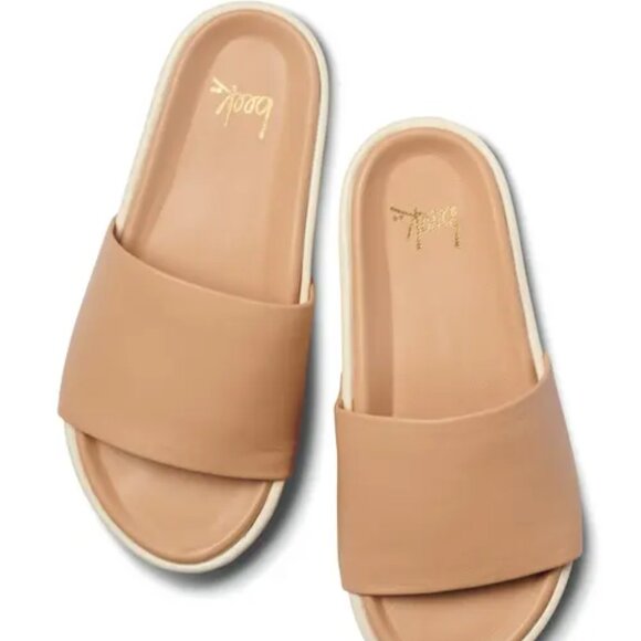 NEW  BEEK Leather Albatross Stripe Sandals Beach for women 1065mn - Picture 3 of 6